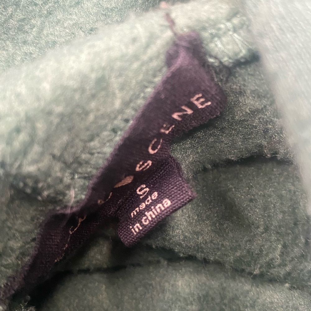 Green Faith Hoodie with Gold Embroidery - Picture 8 of 8